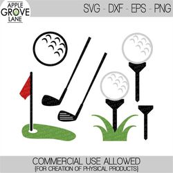 Golf SVG Bundle - Golf Club Svg - Golf Ball SVG - Golf Tee Svg - Sports SVG - Golf Clipart - Golfer Svg - Fathers Day Sv