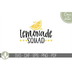 Lemonade Squad Svg - Lemonade Svg - Lemonade Stand Svg - Lemons Svg - Lemonade Stand Sign - Lemonade Shirt Svg - Kids Le