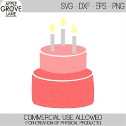 birthday cake svg - birthday svg - birthday party svg - cake svg - birthday candle svg - birthday cake clip art - svg ep