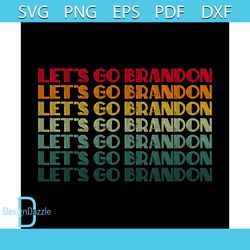Lets Go Brandon Retro Vintage PNG SVG, Business Man Svg, Trending Svg