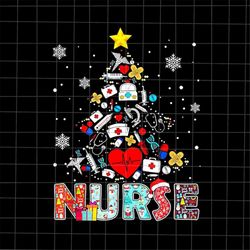 Christmas Tree Stethoscope RN LPN Scrub Nursing Png, Nurse Xmas Tree Png, Tree Nurse Christmas Png, Nurse Christmas Png,