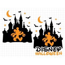 Bundle Mickey Halloween Svg, Mickey Halloween Castle svg, Disneyworld halloween Svg, Disneyland halloween Svg, Mickey Ha