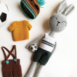 Crochet PATTERN Sport Bunny. Amigurumi tutorial PDF in English