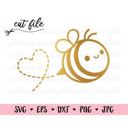 bee svg cut file cute bumble bee kawaii honeybee tumbler design spring animal silhouette cricut vinyl decal baby bodysui