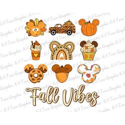 Fall Vibes Svg, Autumn Leaves Pumpkin Svg, Fall Svg, Happy Fall Svg, Fall Snacks Svg, Autumn Leaf Svg, Mouse Head Svg, S