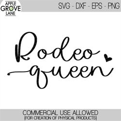 Rodeo Queen Svg - Cowgirl Svg - Horse Svg - Western Svg - Country Girl Svg - Southern Svg - Country Svg - Farm Svg Eps P