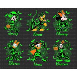 Bundle Mouse And Friends SVG, Custom Name, Halloween Svg, Trick Or Treat,  Halloween Masquerade Svg, Spooky Season Svg,