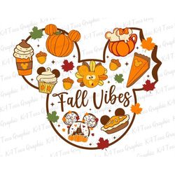 Fall Vibes Svg, Autumn Leaves Pumpkin Svg, Fall Svg, Happy Fall Svg, Fall Snacks Svg, Autumn Leaf Svg, Mouse Head Svg, S