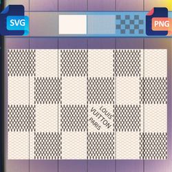 LV square pattern SVG Free | Free Cricut Designs
