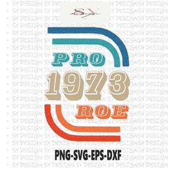 Pro Roe 1973 Svg, Prochoice Svg, Prochoice Rainbow Svg, Feminism Reproductice Right Svg, Women's Rights Feminism Protect