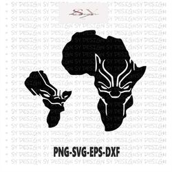 Black Panther SVG, Africa Mask SVG, Wakanda Forever SVG, Workout, Birthday