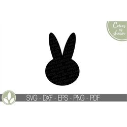 Bunny Head Svg - Easter Bunny Svg - Rabbit Svg - Easter Svg - Rabbit Outline Svg - Bunny Outline Svg - Spring Svg - Bunn