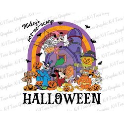 Halloween Mouse And Friends Png, Halloween Pumpkin Png, Trick Or Treat Png, Halloween Masquerade Png, Spooky Season Png,