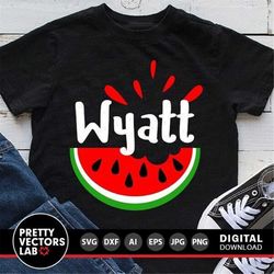 Watermelon Svg, Summer Cut File, Red Watermelon Svg Dxf Eps Png, Kids Shirt Design, Boys & Girls Clipart, Sublimation Pn