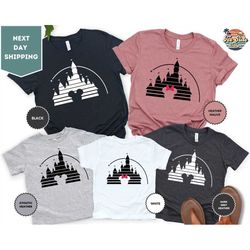 Disney Shirt, Disney Castle Family Shirt, Disney Vacation Shirt, Retro Castle 2023, Disney Mickey Minnie Shirt