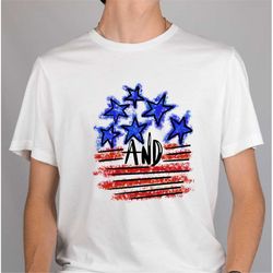 Usa Star Comfort Colors T-shirt, USA Shirt, America Shirt, 4th of July, American Flag Shirt, Camping USA Flag Shirt, USA