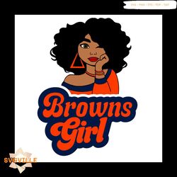 Cleveland Browns Football Team Svg, Browns Girl Svg, Sport Svg