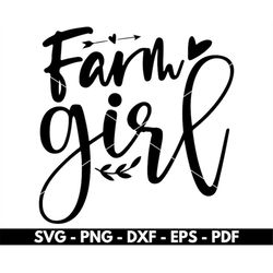 Farm Girl svg, Farming quotes svg, Kids shirt svg, Cricut and Silhouette, Cut files, Vector, Instant download