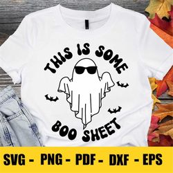 This is Some Boo Sheet SVG, Halloween Svg, Boo Sheet Shirt, Kids Fall Png, Retro Halloween T-Shirt, Png, Svg Files For C