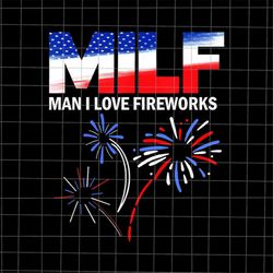 MILF Man I Love Freedom Png, MILF 4th Of July Png, National Day Png, American Bald Eagle Png, Patriotic Day Png, Fourth