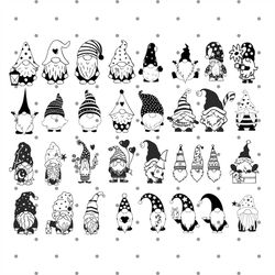 Christmas Gnome Bundle svg, Gnomies svg Cut File for cricut, Christmas Doodle, Gnomes Merry Christmas svg, Cricut cut fi