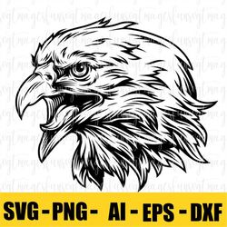 Bald Eagle Png, Bald Eagle Svg, 4th Of July Png,4th Of July svg  American Eagle Png,  Eagle Png, SVG, PNG, EPS, Instant
