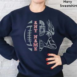 personalized football team shirt, football shirt, personalized jersey shirt, football season hoodie, custom football swe