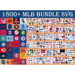 All Team MLB SVG Bundle 1800 MLB SVG, EPS, PNG, DXF for Cricut, Silhouette, Sport Svg, MLB Team svg, MLB Team Logo