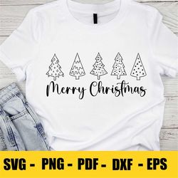 Merry Christmas SVG PNG PDF, Christmas Shirt Svg, Farmhouse Christmas, Christmas Tree Svg, Christmas Svg, Christmas Jump