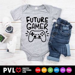Future Gamer Svg, Baby Svg, Newborn Baby Cut Files, Kids, Funny Quote Svg, Gaming Buddy Svg Dxf Eps Png, Toddler Clipart