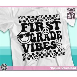 First Grade svg, 1st Grade svg, First Grade Shirt SVG and Png files included for Cricut, CNC and Silhouette machines svg