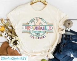Remy Ratatouille shirt, Colorful Ratatouille Restaurant, Gusteaus Institute Shirt, Ratatouille kitchen, Epcot Family Shi