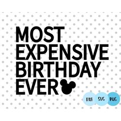 Expensive birthday svg, Spoiled svg, Broke svg, Best birthday ever svg, birthday trip svg, Family trip shirts svg, best