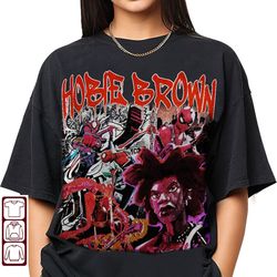 Retro 90s Hobie Brown Comfort Colors Shirt, Vintage Hobie Brown Shirt, Spider Punk Shirt, Spiderman Shirt, Across the Sp