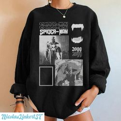 Retro 90s Spidey 2099 Sweatshirt, Spider-Man Across the Spider-Verse hoodie, Vintage Spider-Man 2099 Shirt, Marvel Comic