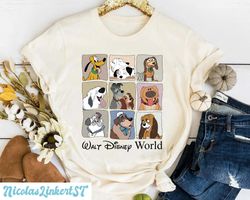 Retro Disney Dogs Shirt, Vintage Walt Disney World Shirt, Dog Mom Shirt, Disney Dogaholic Shirt, Lady and the Tramp, Dis