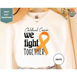 childhood cancer sweatshirt, cancer support crewneck, survivort gift, awareness gifts, cancer ribbon