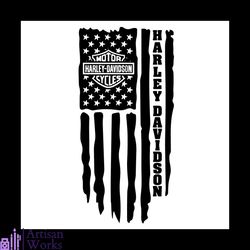Harley Davidson Flag Decal Svg, Trending Svg, Harley Davidson Flag Svg, Motor Svg