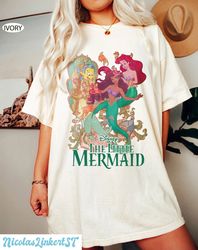 Retro Little Mermaid Shirt, Comfort colors Shirt, Black Girl Magic, Ariel Mermaid Shirt, The Little Mermaid Live Action,