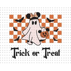 Trick Or Treat Svg, Retro Halloween Svg, Halloween Svg, Mouse Halloween Svg, Spooky Vibes Svg, Boo Svg, Fall Svg, Hallow