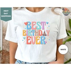 Best Birthday Ever Shirt, Disney Ears Birthday Shirt, Retro WDW Bday Tee, Magical Bday Tee