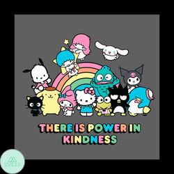 Hello Kitty and Friends Group SVG, Sanrio There is Power in - Inspire Uplift