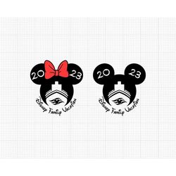 2023 Family Vacation, Cruise, Mickey Minnie Mouse, Matching, Couple, Vacation, Trip, Ship, Svg and Png Formats, Cut, Cri