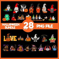 Gnomes Halloween Svg Bundle, Gnomes Halloween Png, Gnomes Bundle svg, Funny Gnomes svg,  Ghost Halloween svg