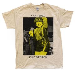 X-Ray Spex Poly Styrene shirt, Post Punk UK Buzzcocks The Slits Shirt