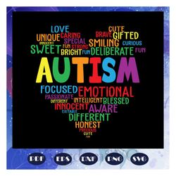 Autism heart, autism svg, autism shirt, autism kid, autism awareness svg, autism mom svg, autism gift, autism mom gift,