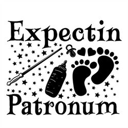 pregnancy announcement svg, expectin patronum, baby announcement svg, new baby, maternity, svg, eps, png, jpg, ai, pdf