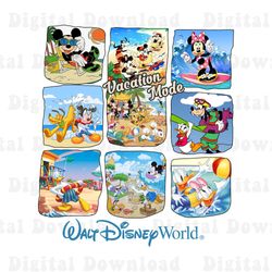 Mickey & Friend Vacation Mode Png, Family Vacay Png, Best Day Ever Png, Family Trip Png, Magical Kin