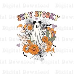 Stay Spooky Mickey Ghost Png, Mickeys Not So Scary Png, Mickey Halloween Spooky Vibes Png