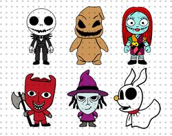 Bundle Halloween Nightmare Before SVG, Horror Halloween Svg, Halloween Svg, Spooky Svg, Boo Svg, Halloween Shirt Design,
